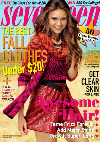 Nina Dobrev, Seventeen Magazine Cover Nina Dobrev, Seventeen Magazine Cover